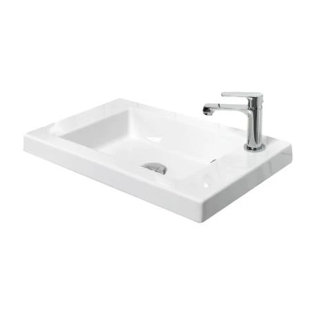 Miller London 60 Wall Hung Two Door Vanity Unit + Basin (Oak) 5 Miller London 60 Wall Hung Two Door Vanity Unit + Basin (Oak) - Image 3