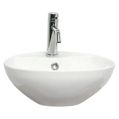 Miller New York Wall Hung Countertop Basin Unit - White - 400mm inc. Basin 5 Miller New York Wall Hung Countertop Basin Unit - White - 400mm inc. Basin - Image 3