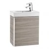 Roca Mini 450m Wall Hung Vanity Unit - Textured Grey 1 Roca Mini 450m Wall Hung Vanity Unit - Textured Grey -Wall Hung Vanity Units Shop 855873156 P