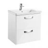 Roca The Gap 600m 2-Drawer Wall Hung Vanity Unit - Gloss White 2 Roca The Gap 600m 2-Drawer Wall Hung Vanity Unit - Gloss White -Wall Hung Vanity Units Shop 855997806 P