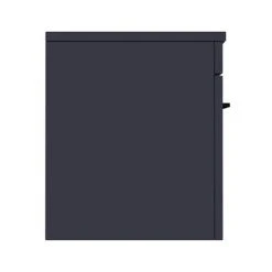 Arezzo Wall Hung Countertop Vanity Unit - Matt Blue - 600mm with Matt Black Handle 10 Arezzo Wall Hung Countertop Vanity Unit - Matt Blue - 600mm with Matt Black Handle -Wall Hung Vanity Units Shop AZB6WHWBK D4 460