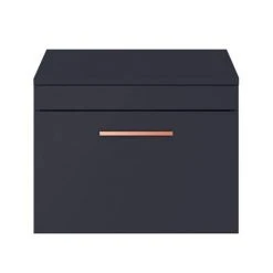 Arezzo Wall Hung Countertop Vanity Unit - Matt Blue - 600mm with Rose Gold Handle 8 Arezzo Wall Hung Countertop Vanity Unit - Matt Blue - 600mm with Rose Gold Handle -Wall Hung Vanity Units Shop AZB6WHWRG nd2 460