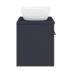 Arezzo Wall Hung Countertop Basin Unit - Blue with Black Handle - 600mm inc. Basin 13 Arezzo Wall Hung Countertop Basin Unit - Blue with Black Handle - 600mm inc. Basin -Wall Hung Vanity Units Shop AZBWHMB465 d5 460