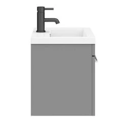 Arezzo 500 Matt Grey Wall Hung 1-Drawer Vanity Unit with Chrome Handle 12 Arezzo 500 Matt Grey Wall Hung 1-Drawer Vanity Unit with Chrome Handle -Wall Hung Vanity Units Shop AZG5WHVCH d4 460