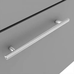 Arezzo Industrial Style 500 Matt Grey Wall Hung Vanity Unit with Chrome Handle 8 Arezzo Industrial Style 500 Matt Grey Wall Hung Vanity Unit with Chrome Handle -Wall Hung Vanity Units Shop AZG5WHVCHIS d2 460