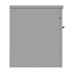 Arezzo Wall Hung Countertop Vanity Unit - Matt Grey - 600mm with Matt Black Handle 13 Arezzo Wall Hung Countertop Vanity Unit - Matt Grey - 600mm with Matt Black Handle -Wall Hung Vanity Units Shop AZG6WHWBK D5 460