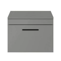 Arezzo Wall Hung Countertop Vanity Unit - Matt Grey - 600mm with Matt Black Handle 10 Arezzo Wall Hung Countertop Vanity Unit - Matt Grey - 600mm with Matt Black Handle -Wall Hung Vanity Units Shop AZG6WHWBK nd2 460
