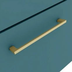 Arezzo Wall Hung Vanity Unit - Matt Green - 800mm with Brushed Brass Handle 7 Arezzo Wall Hung Vanity Unit - Matt Green - 800mm with Brushed Brass Handle -Wall Hung Vanity Units Shop AZTG8WHVBB d2 460