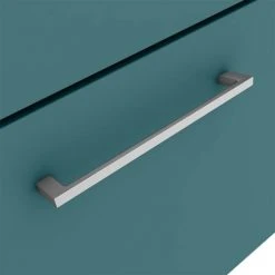 Arezzo Wall Hung Vanity Unit - Matt Green - 800mm with Chrome Handle -Wall Hung Vanity Units Shop AZTG8WHVCH d2 460