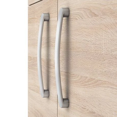 Brooklyn 500mm Natural Oak 2 Door Wall Hung Vanity Unit 6 Brooklyn 500mm Natural Oak 2 Door Wall Hung Vanity Unit - Image 4