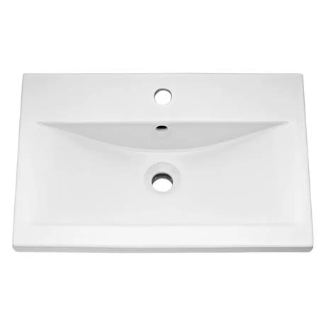 Brooklyn 600mm Grey Mist 2 Door Wall Hung Vanity Unit 4 Brooklyn 600mm Grey Mist 2 Door Wall Hung Vanity Unit - Image 2