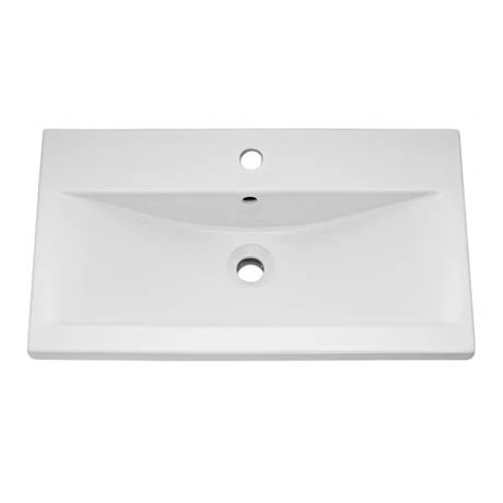 Brooklyn 800mm Gloss White 2 Door Wall Hung Vanity Unit 4 Brooklyn 800mm Gloss White 2 Door Wall Hung Vanity Unit - Image 2