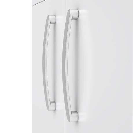 Brooklyn 800mm Gloss White 2 Door Wall Hung Vanity Unit 5 Brooklyn 800mm Gloss White 2 Door Wall Hung Vanity Unit - Image 3