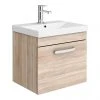 Brooklyn 500 Natural Oak Wall Hung 1-Drawer Vanity Unit with Thin-Edge Basin 1 Brooklyn 500 Natural Oak Wall Hung 1-Drawer Vanity Unit with Thin-Edge Basin -Wall Hung Vanity Units Shop BWHSD5OAKTE np