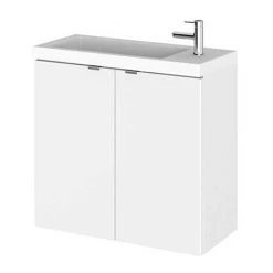 Wall Hung Vanity Units Shop 32 Hudson Reed 600mm Gloss White Wall Hung Compact Unit & Basin