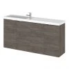 Hudson Reed Fusion 1000mm Grey Avola Compact Wall Hung Unit & Basin 1 Hudson Reed Fusion 1000mm Grey Avola Compact Wall Hung Unit & Basin -Wall Hung Vanity Units Shop CBI543 P