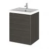 Hudson Reed Fusion 400mm Hacienda Black Full Depth Wall Hung Unit & Basin 2 Hudson Reed Fusion 400mm Hacienda Black Full Depth Wall Hung Unit & Basin -Wall Hung Vanity Units Shop CBI639 P