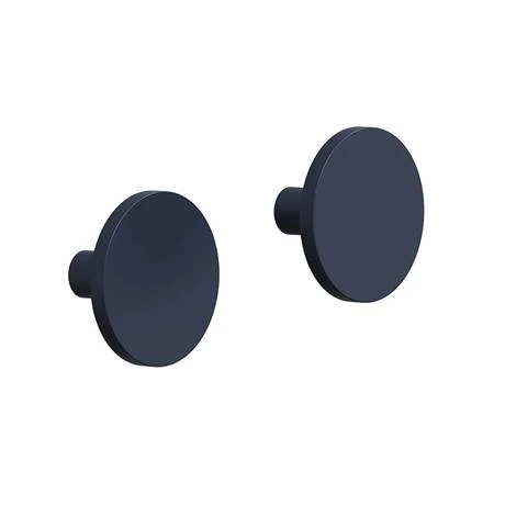 Crosswater Canvass Deep Indigo Blue 485mm Double Drawer Unit with Carrara Marble Effect Worktop 4 Crosswater Canvass Deep Indigo Blue 485mm Double Drawer Unit with Carrara Marble Effect Worktop - Image 2