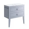 Crosswater Canvass Storm Grey Matt 700mm Double Drawer Unit with Carrara Marble Effect Worktop 1 Crosswater Canvass Storm Grey Matt 700mm Double Drawer Unit with Carrara Marble Effect Worktop -Wall Hung Vanity Units Shop CV700WLSG P