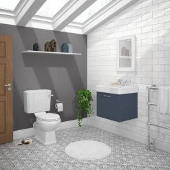 Chatsworth Traditional Blue 560mm Wall Hung Vanity -Wall Hung Vanity Units Shop CWH560BLU n d3 460