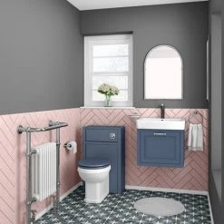Chatsworth Traditional Blue 560mm Wall Hung Vanity -Wall Hung Vanity Units Shop CWH560BLU n d4 460