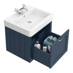 Chatsworth Traditional Blue 560mm Wall Hung Vanity -Wall Hung Vanity Units Shop CWH560BLU d3 460