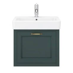 Chatsworth Traditional Green 560mm Wall Hung Vanity -Wall Hung Vanity Units Shop CWH560GRN n d2 460