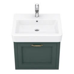 Chatsworth Traditional Green 560mm Wall Hung Vanity -Wall Hung Vanity Units Shop CWH560GRN n d4 460