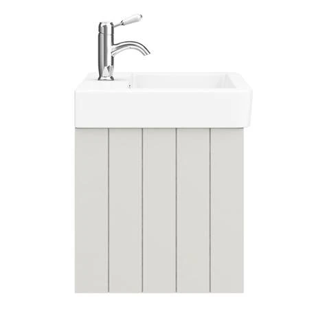 Chatsworth Traditional Grey 560mm 2 Drawer Wall Hung Vanity 8 Chatsworth Traditional Grey 560mm 2 Drawer Wall Hung Vanity - Image 6