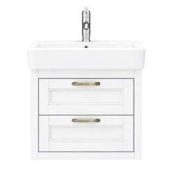 Chatsworth Traditional White 560mm 2 Drawer Wall Hung Vanity 11 Chatsworth Traditional White 560mm 2 Drawer Wall Hung Vanity -Wall Hung Vanity Units Shop CWH560WHT2D n d4 460