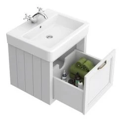 Chatsworth Traditional White 560mm Wall Hung Vanity -Wall Hung Vanity Units Shop CWH560WHT new d1 460