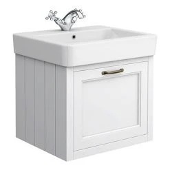 Chatsworth Traditional White 560mm Wall Hung Vanity