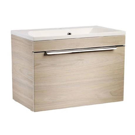 Roper Rhodes Cypher 600mm Wall Mounted Unit - Light Elm 3 Roper Rhodes Cypher 600mm Wall Mounted Unit - Light Elm