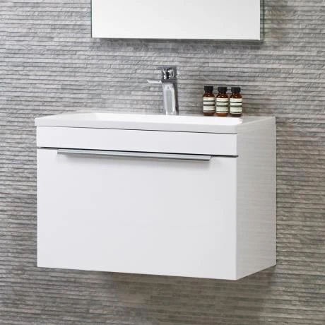 Roper Rhodes Cypher 600mm Wall Mounted Unit - Light Elm 4 Roper Rhodes Cypher 600mm Wall Mounted Unit - Light Elm - Image 2