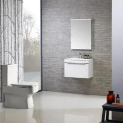 Roper Rhodes Cypher 600mm Wall Mounted Unit - Light Elm 7 Roper Rhodes Cypher 600mm Wall Mounted Unit - Light Elm -Wall Hung Vanity Units Shop CYP600W D2 460