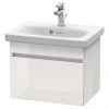 Duravit DuraStyle 550mm 1-Drawer Wall Mounted Vanity Unit - White High Gloss -Wall Hung Vanity Units Shop DDS500GW P