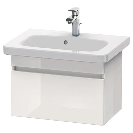 Duravit DuraStyle 635mm 1-Drawer Wall Mounted Vanity Unit - White High Gloss 3 Duravit DuraStyle 635mm 1-Drawer Wall Mounted Vanity Unit - White High Gloss