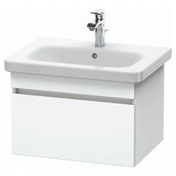 Duravit DuraStyle 650mm 1-Drawer Wall Mounted Vanity Unit - White Matt