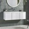 Roper Rhodes Frame 1200mm Wall Mounted Vanity Unit & Isocast Basin - Gloss White 2 Roper Rhodes Frame 1200mm Wall Mounted Vanity Unit & Isocast Basin - Gloss White -Wall Hung Vanity Units Shop FRM1200WHI P