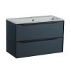 Roper Rhodes Frame 800mm Wall Mounted Vanity Unit & Isocast Basin - Derwent Blue 2 Roper Rhodes Frame 800mm Wall Mounted Vanity Unit & Isocast Basin - Derwent Blue -Wall Hung Vanity Units Shop FRM800BLU P