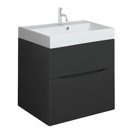 Crosswater Glide II Vanity Unit and Basin - Matt Black 3 Crosswater Glide II Vanity Unit and Basin - Matt Black
