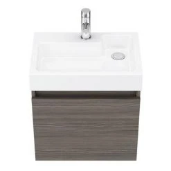 Milan Juno 500 x 360mm Grey Avola Wall Hung Vanity Unit 11 Milan Juno 500 x 360mm Grey Avola Wall Hung Vanity Unit -Wall Hung Vanity Units Shop JN5GA n d5 460