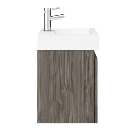 Milan Juno 500 x 360mm Grey Avola Wall Hung Vanity Unit 8 Milan Juno 500 x 360mm Grey Avola Wall Hung Vanity Unit - Image 6