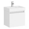 Milan Juno 500 x 360mm Gloss White Wall Hung Vanity Unit -Wall Hung Vanity Units Shop JN5GW np