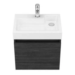 Milan Juno 500 x 360mm Black Wall Hung Vanity Unit 11 Milan Juno 500 x 360mm Black Wall Hung Vanity Unit -Wall Hung Vanity Units Shop JN5HB n d5 460
