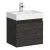 Milan Juno 500 x 360mm Black Wall Hung Vanity Unit 1 Milan Juno 500 x 360mm Black Wall Hung Vanity Unit -Wall Hung Vanity Units Shop JN5HB np