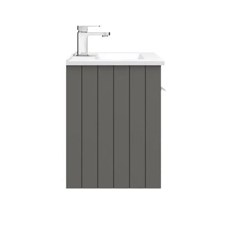 Keswick Grey 620mm Traditional Wall Hung 2 Door Vanity Unit 7 Keswick Grey 620mm Traditional Wall Hung 2 Door Vanity Unit - Image 5