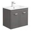 Keswick Grey 620mm Traditional Wall Hung 2 Door Vanity Unit 2 Keswick Grey 620mm Traditional Wall Hung 2 Door Vanity Unit -Wall Hung Vanity Units Shop KES GRY 6WH2C p