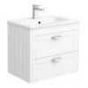 Keswick White 620mm Traditional Wall Hung 2 Drawer Vanity Unit 2 Keswick White 620mm Traditional Wall Hung 2 Drawer Vanity Unit -Wall Hung Vanity Units Shop KES WHT 6WH2D p