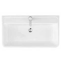 Monza Wall Hung 1 Drawer Vanity Unit w. Chrome Handle W800 x D445mm 7 Monza Wall Hung 1 Drawer Vanity Unit w. Chrome Handle W800 x D445mm -Wall Hung Vanity Units Shop Monza 800 Wall Hung 1 Drawer Vanity Unit with Basin d2 460